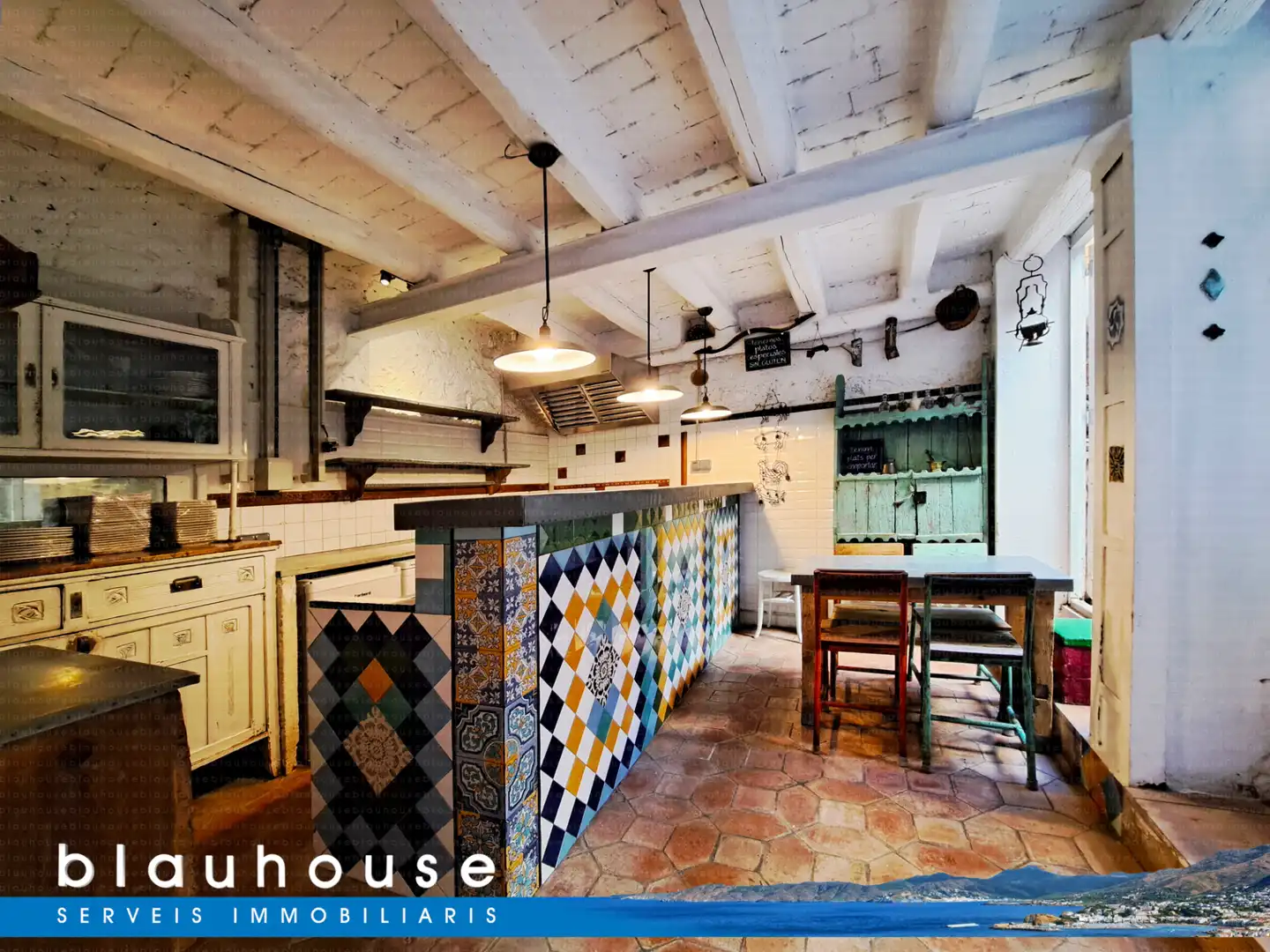 Cocina de Casa o chalet en venta en La Selva de Mar con Aire acondicionado, Calefacción y Terraza