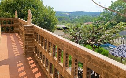 Terrassa de Casa o xalet en venda en El Catllar  amb Jardí privat, Terrassa i Piscina