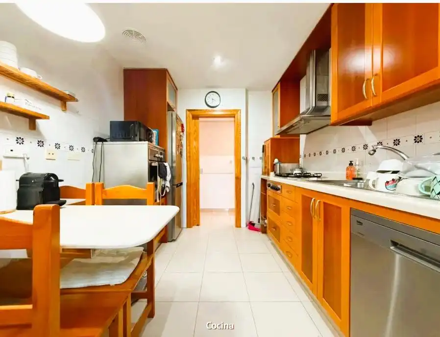 Kitchen of Flat for sale in Murcia  with Air Conditioner, Storage room and Balcony