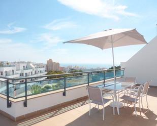 Terrasse von Dachboden miete in Garrucha mit Klimaanlage, Heizung und Terrasse