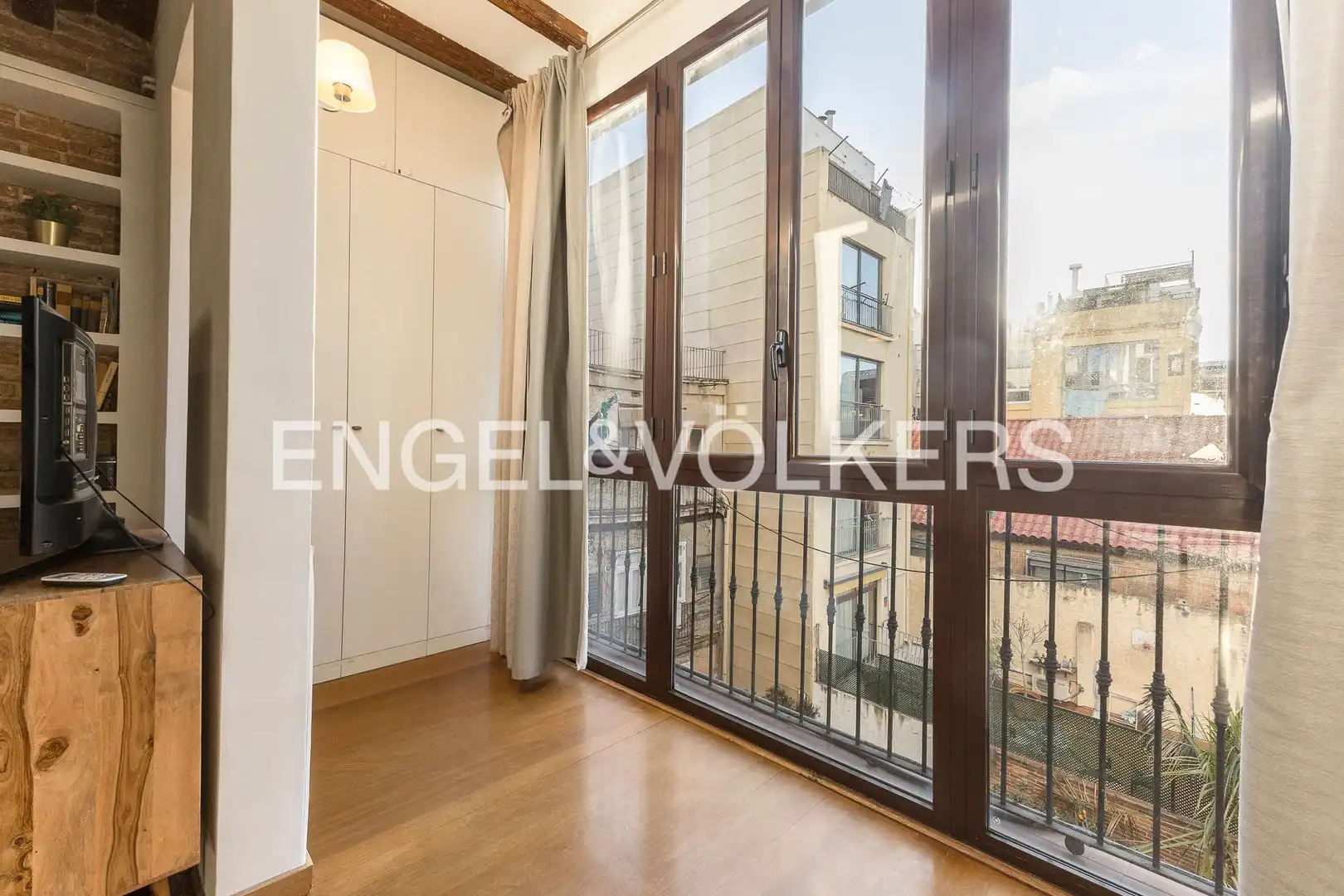 Terrasse von Wohnung zur Miete in Barcelona mit Klimaanlage, Heizung und Parkett