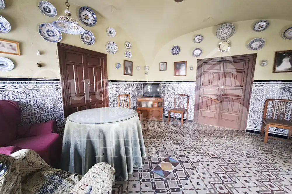 Menjador de Casa o xalet en venda en Madroñera amb Terrassa, Moblat i Balcó
