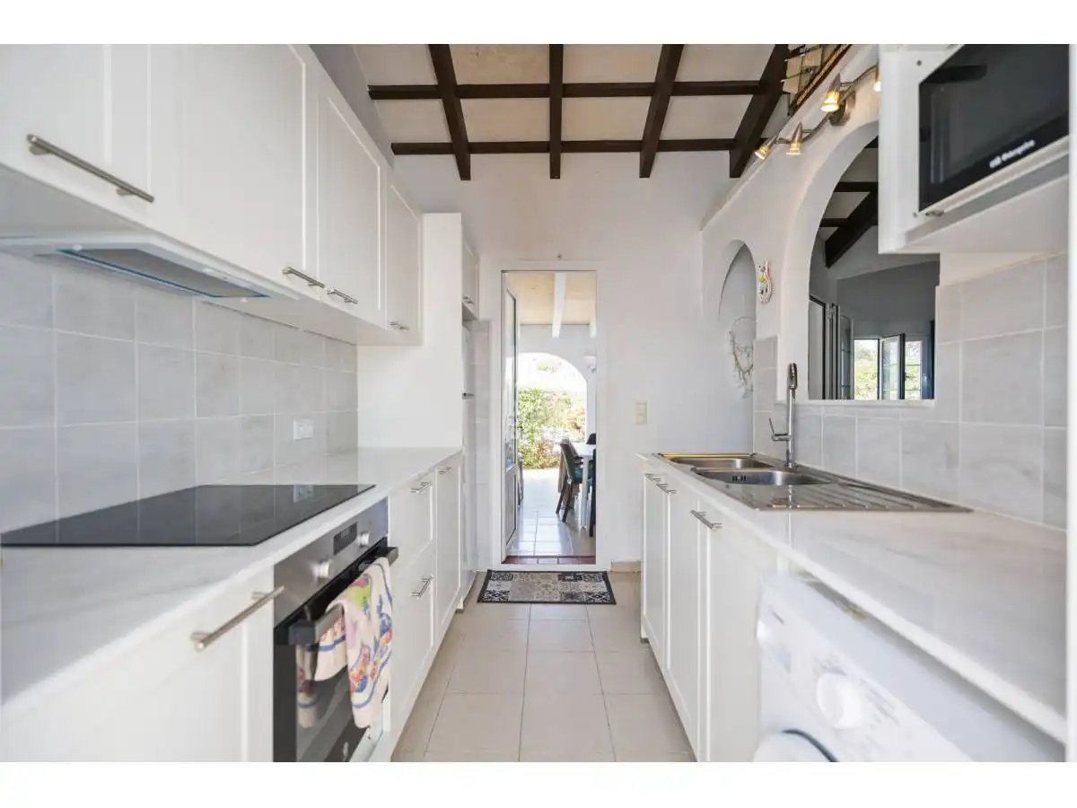 Cuina de Apartament en venda en Ciutadella de Menorca amb Calefacció, Jardí privat i Terrassa