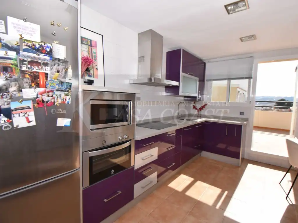 Kitchen of Attic for sale in Mijas  with Air Conditioner, Private garden and Terrace