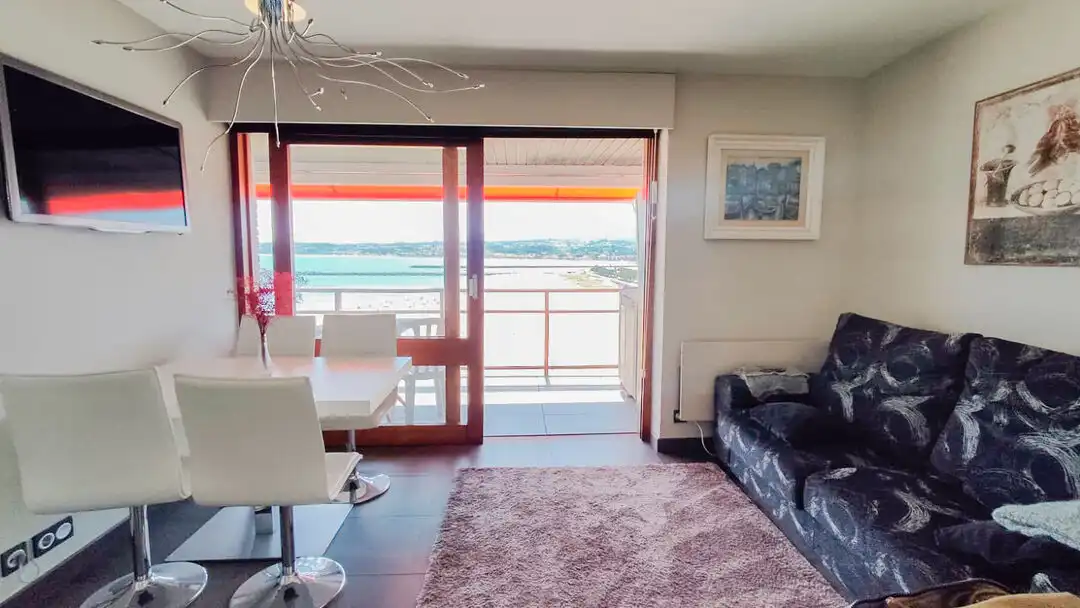 Living room of Flat for rent in Hondarribia  with Heating, Private garden and Terrace