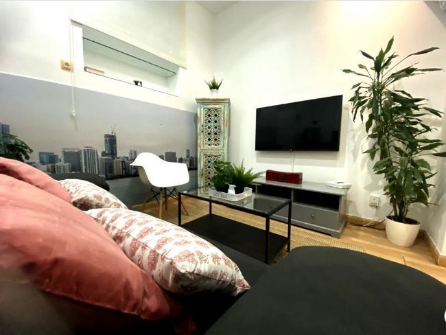 Living room of Flat for sale in  Madrid Capital  with Air Conditioner