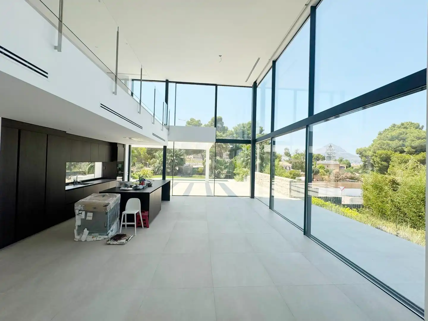 Sala d'estar de Casa o xalet de lloguer en Jávea / Xàbia amb Aire condicionat, Calefacció i Jardí privat