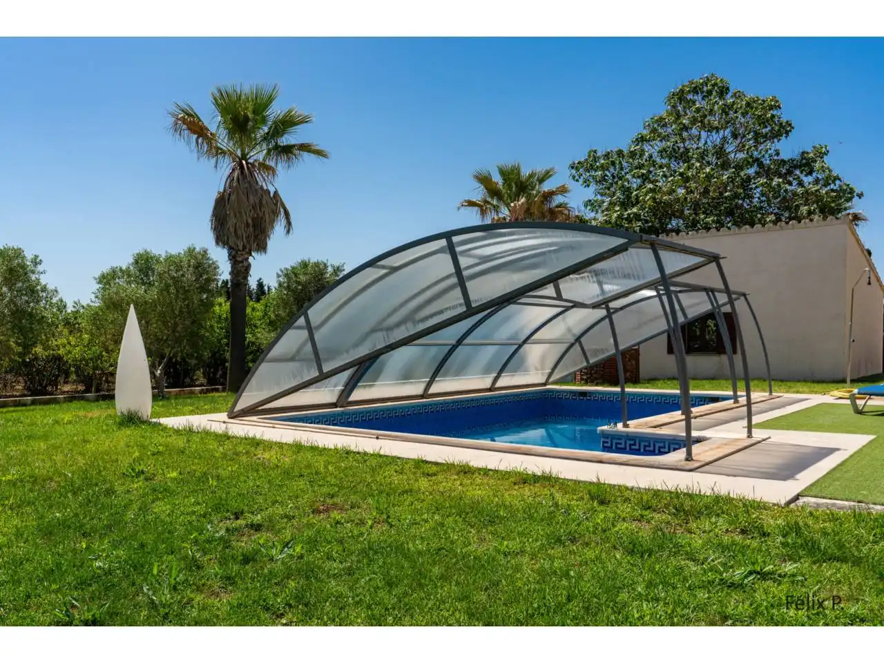 Piscina de Finca rústica en venda en Muro amb Aire condicionat, Jardí privat i Terrassa