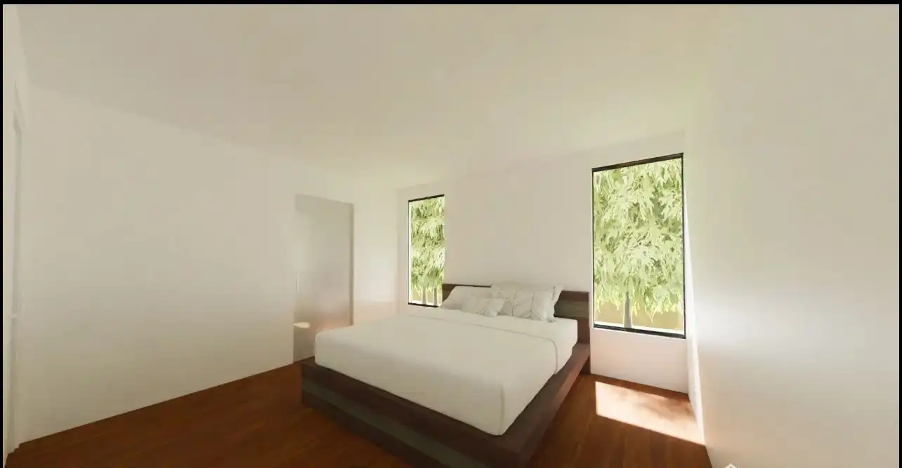 Schlafzimmer von Haus oder Chalet zum Verkauf in Sant Cugat del Vallès mit Klimaanlage, Heizung und Privatgarten