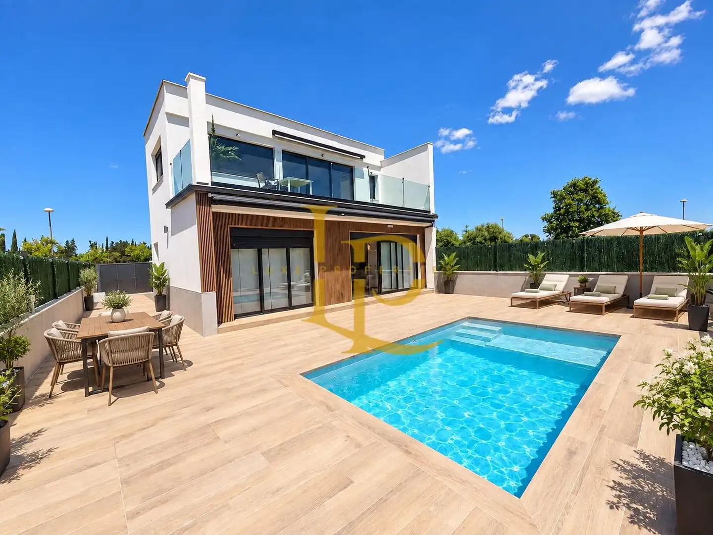 Vista exterior de Casa o xalet en venda en Cambrils amb Calefacció, Jardí privat i Terrassa