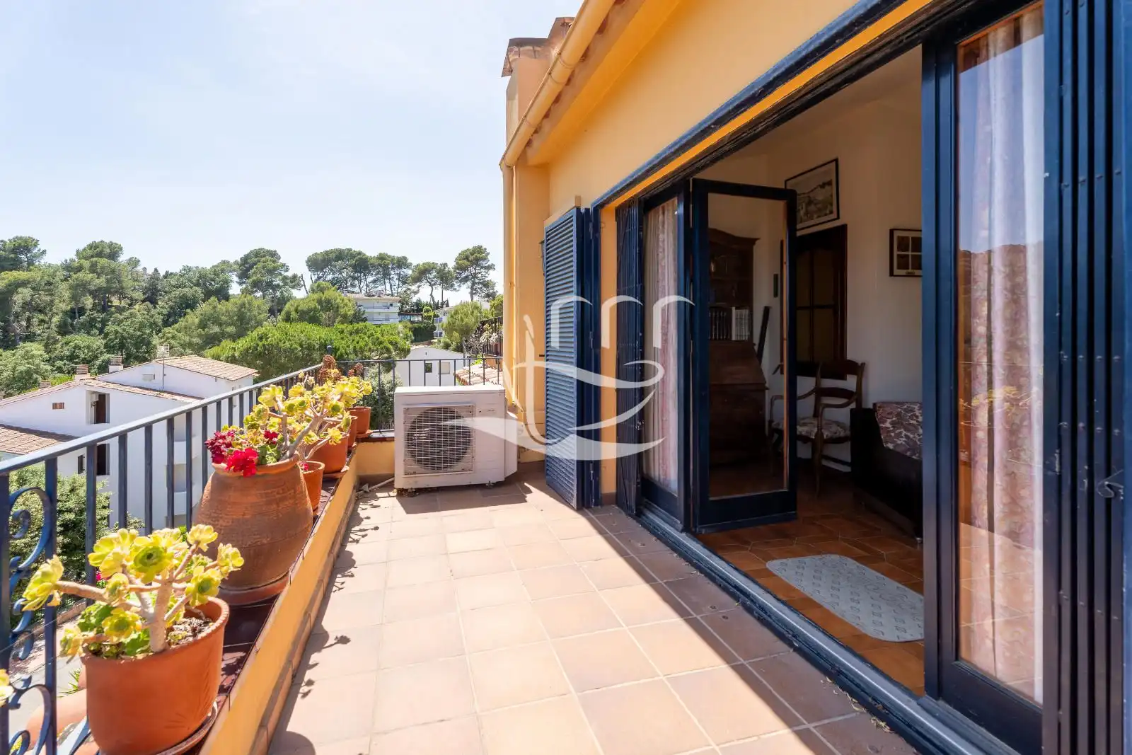 Balcony of Detached homes for sale in Palafrugell  with Air Conditioner, Heating and Storage room