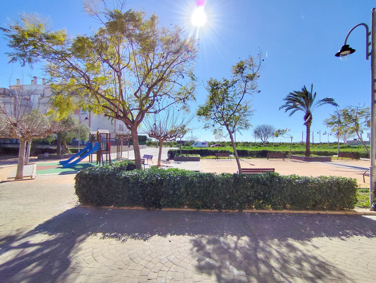 Vista exterior de Piso en venta en Museros con Piscina, Balcón y Piscina comunitaria