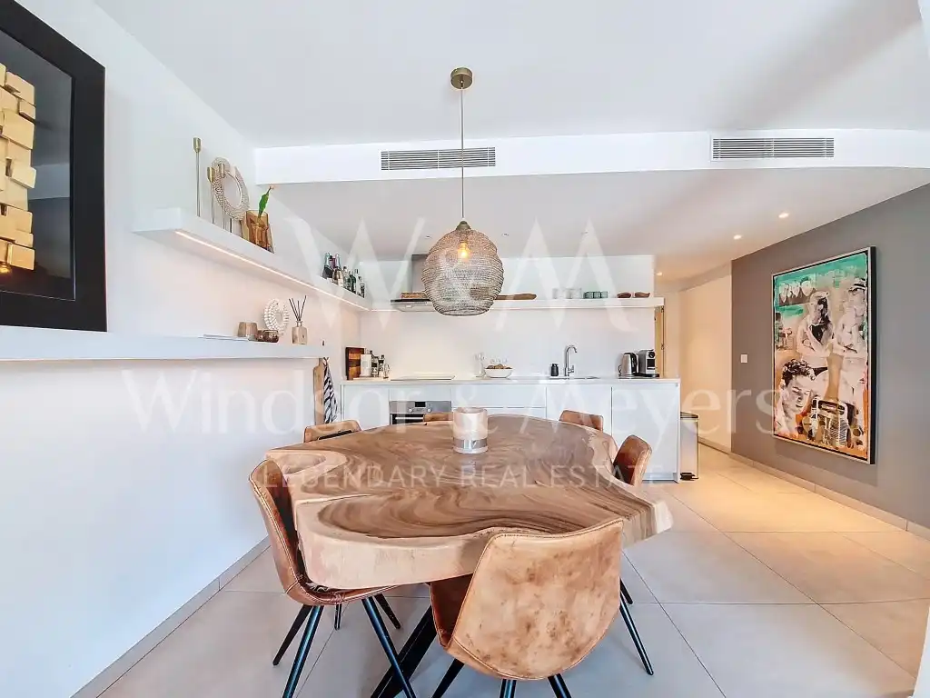Dining room of Flat for sale in Sant Josep de sa Talaia  with Air Conditioner, Furnished and Oven