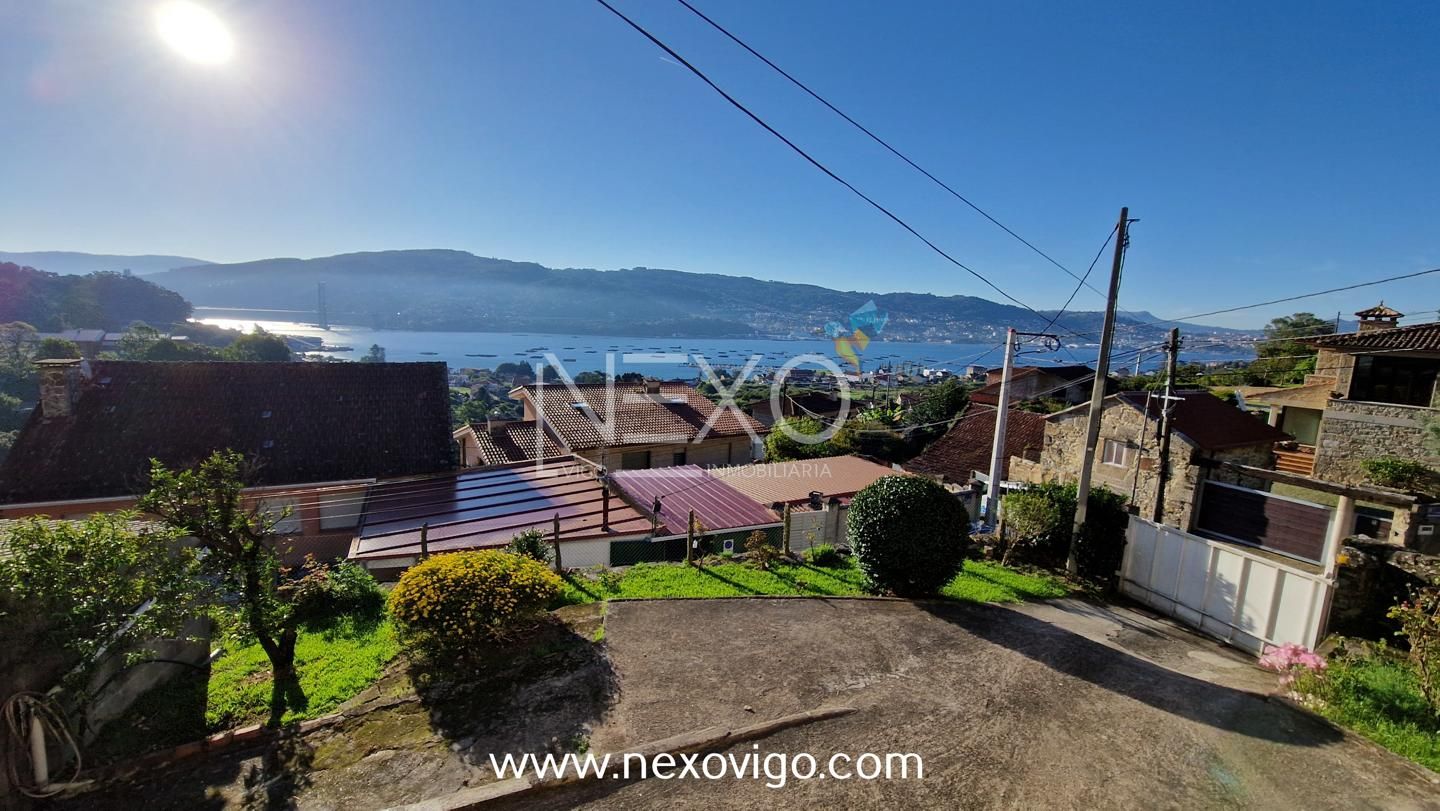 Exterior view of House or chalet for sale in Moaña  with Private garden, Terrace and Storage room