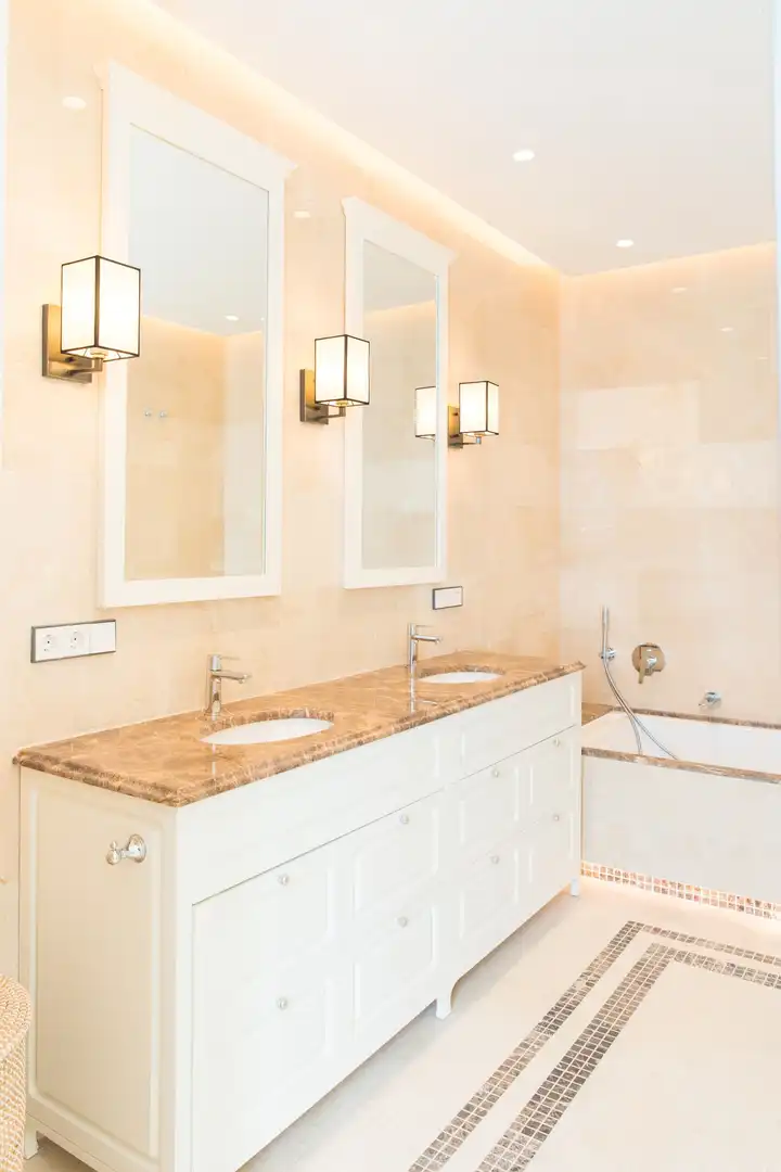 Baño de Casa o chalet en venta en Benahavís con Aire acondicionado, Calefacción y Jardín privado