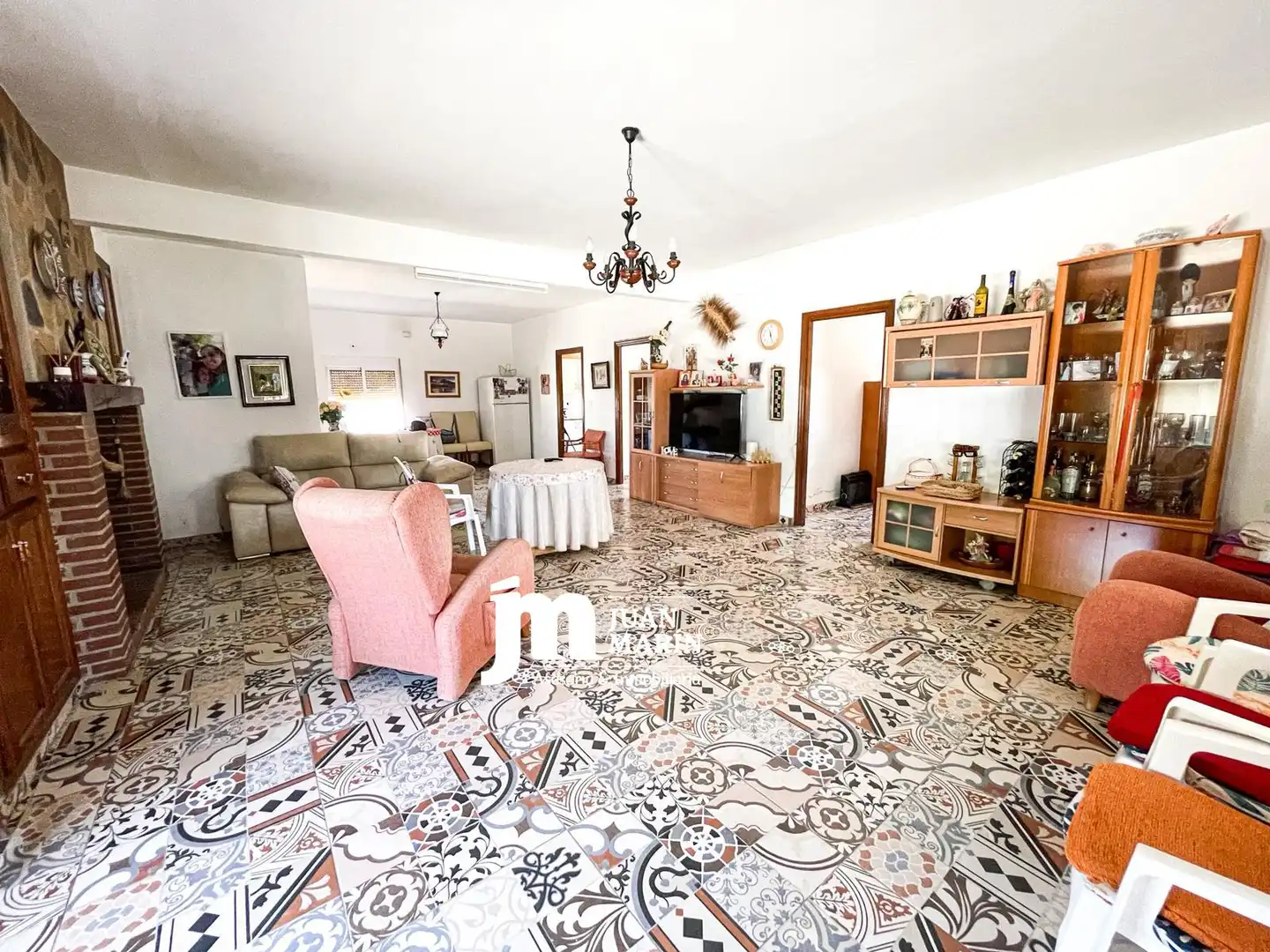 Sala d'estar de Finca rústica en venda en Ricote amb Aire condicionat, Jardí privat i Terrassa