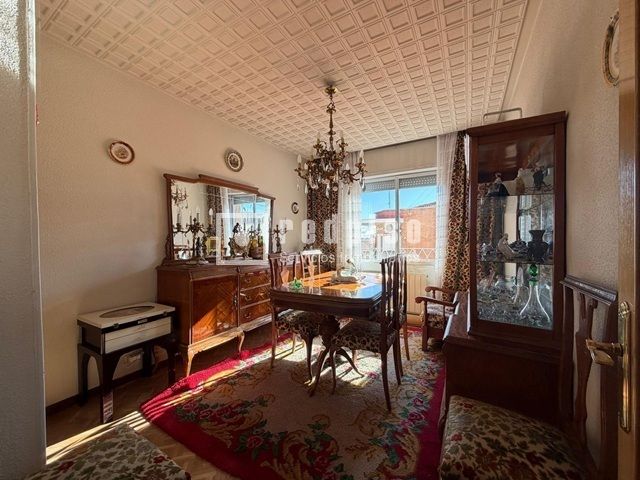 Dining room of Flat for sale in  Madrid Capital  with Heating, Parquet flooring and Terrace