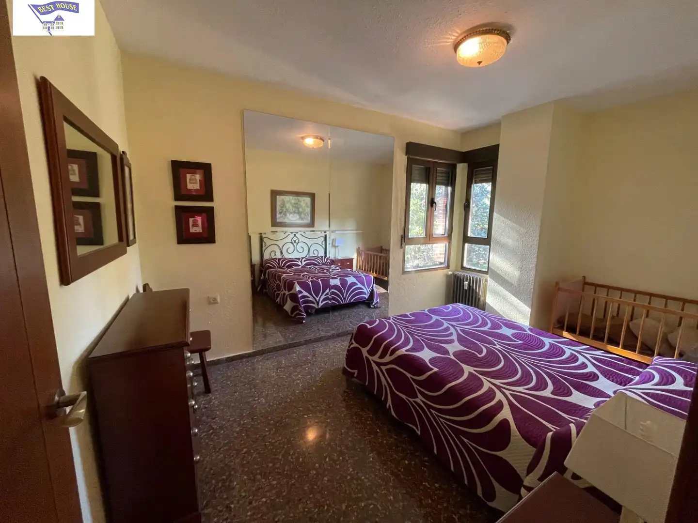 Bedroom of Flat for sale in Albacete  with Balcony