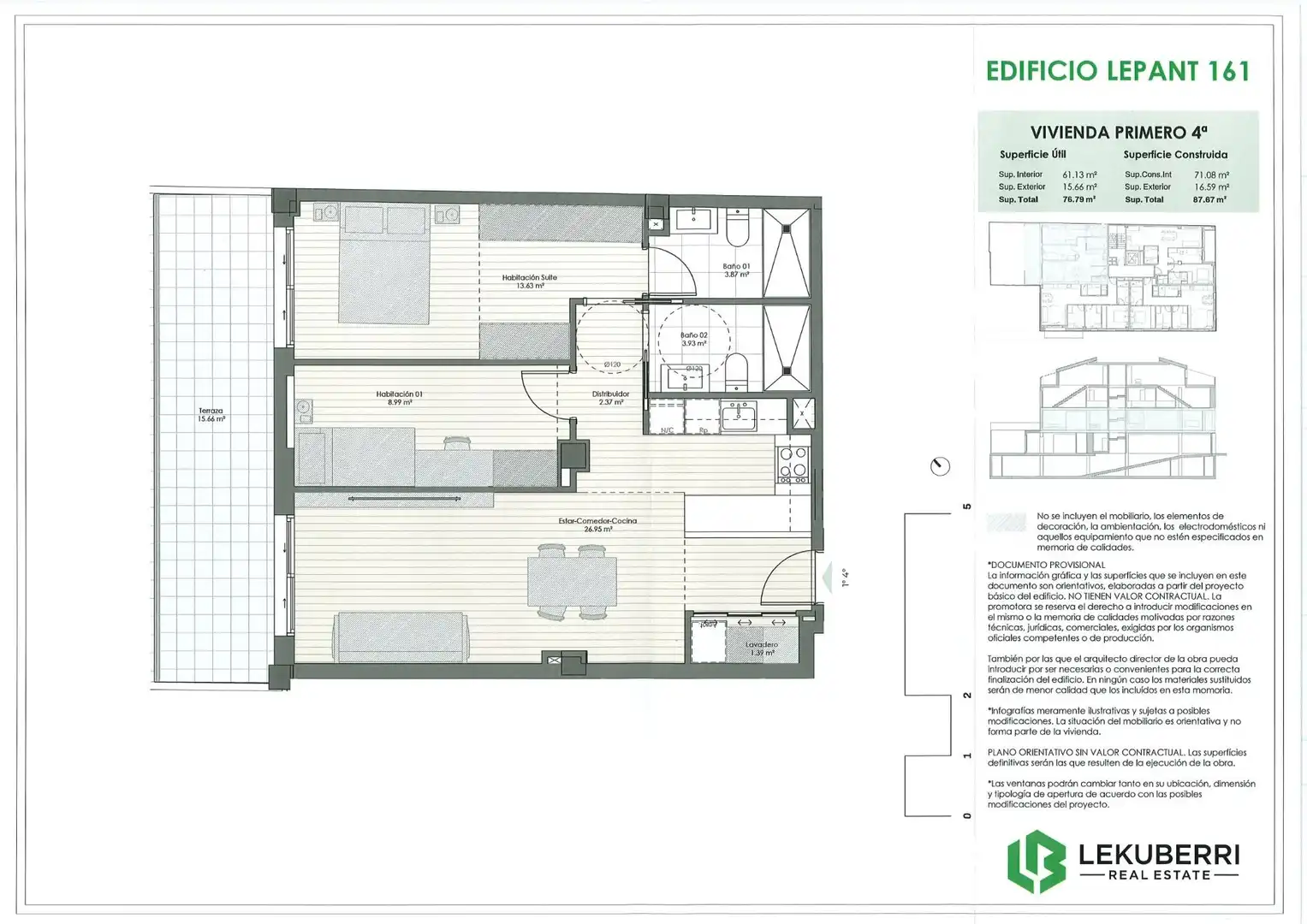Flat with lift for sale in Carrer DE LEPANT