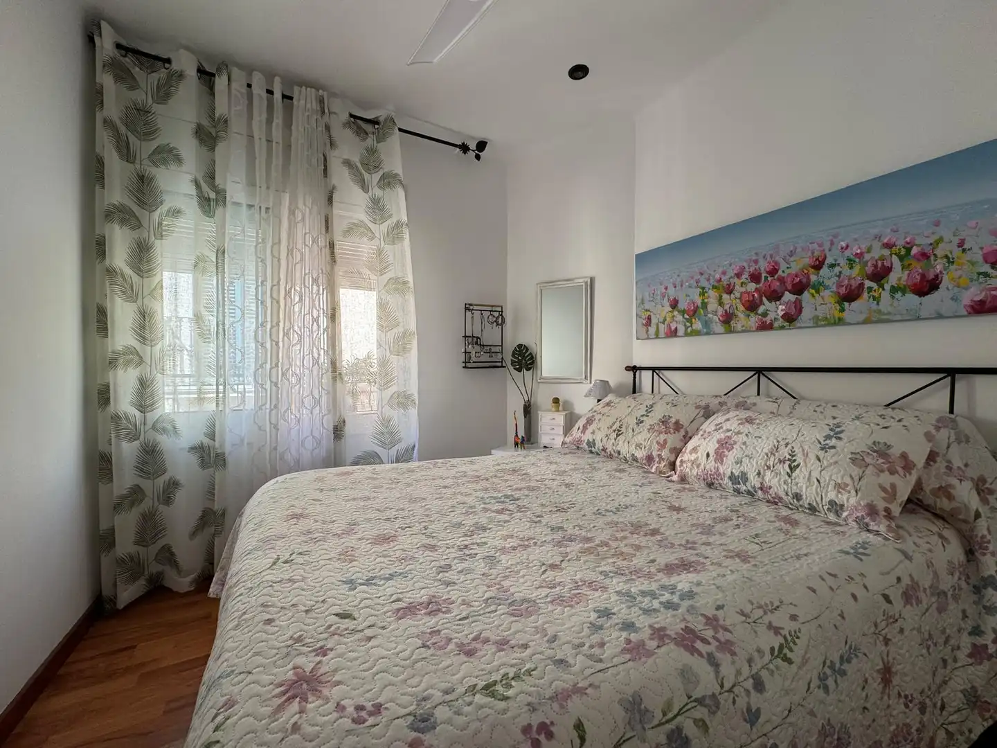 Schlafzimmer von Wohnung zur Miete in Palamós mit Klimaanlage, Terrasse und Möbliert