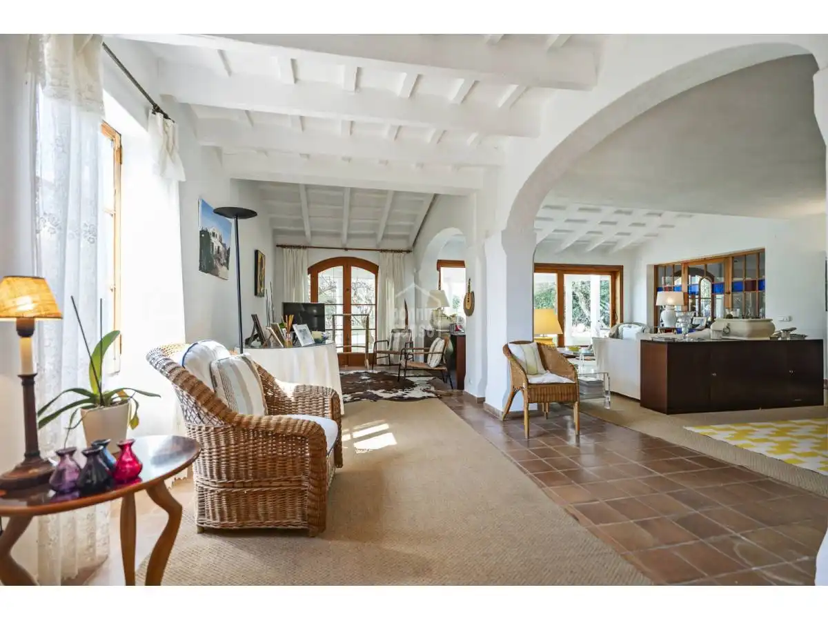 Living room of Country homes for sale in Maó - Mahón  with Private garden, Terrace and Swimming Pool