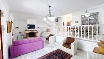 Living room of Single-family semi-detached for sale in Marbella  with Air Conditioner, Private garden and Terrace