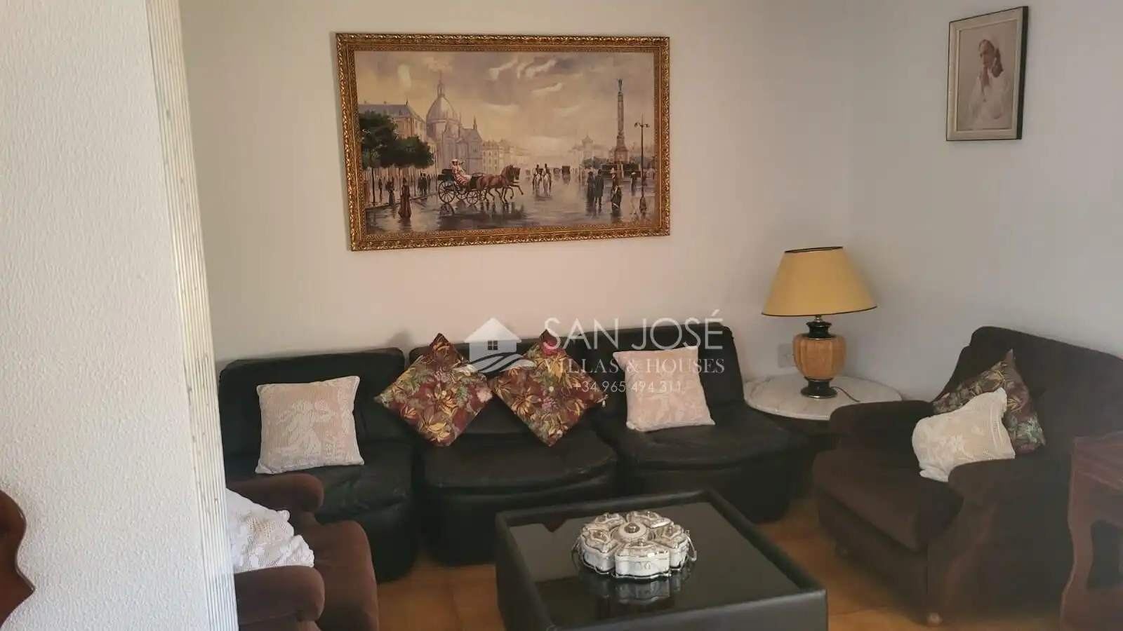 Sala de estar de Piso de alquiler en El Verger con Aire acondicionado, Amueblado y Balcón