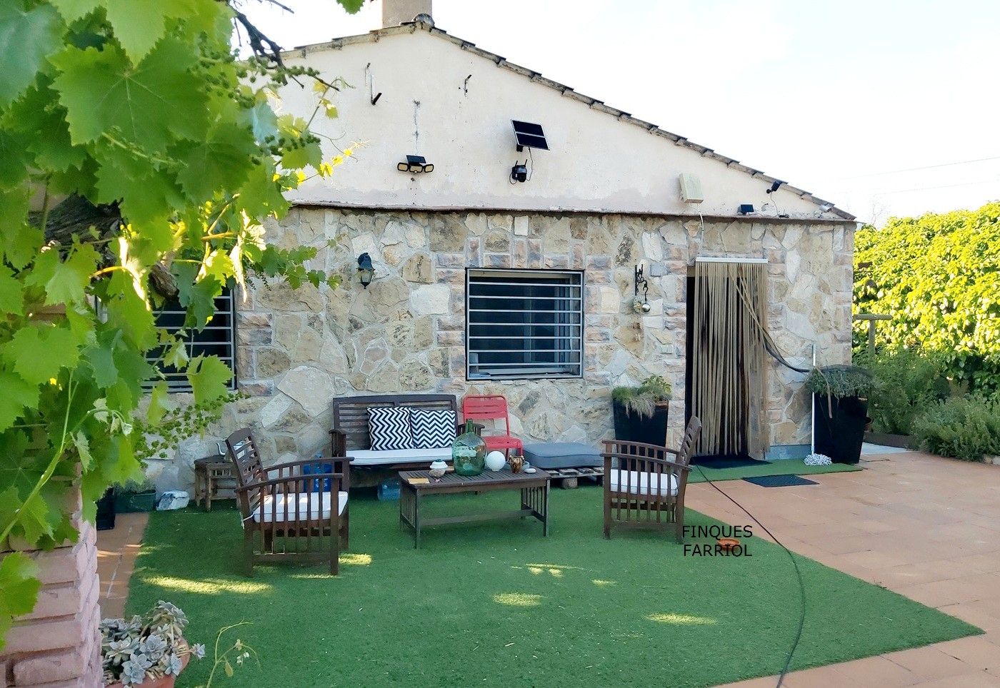 Garden of Country house for sale in La Riba  with Private garden, Terrace and Furnished