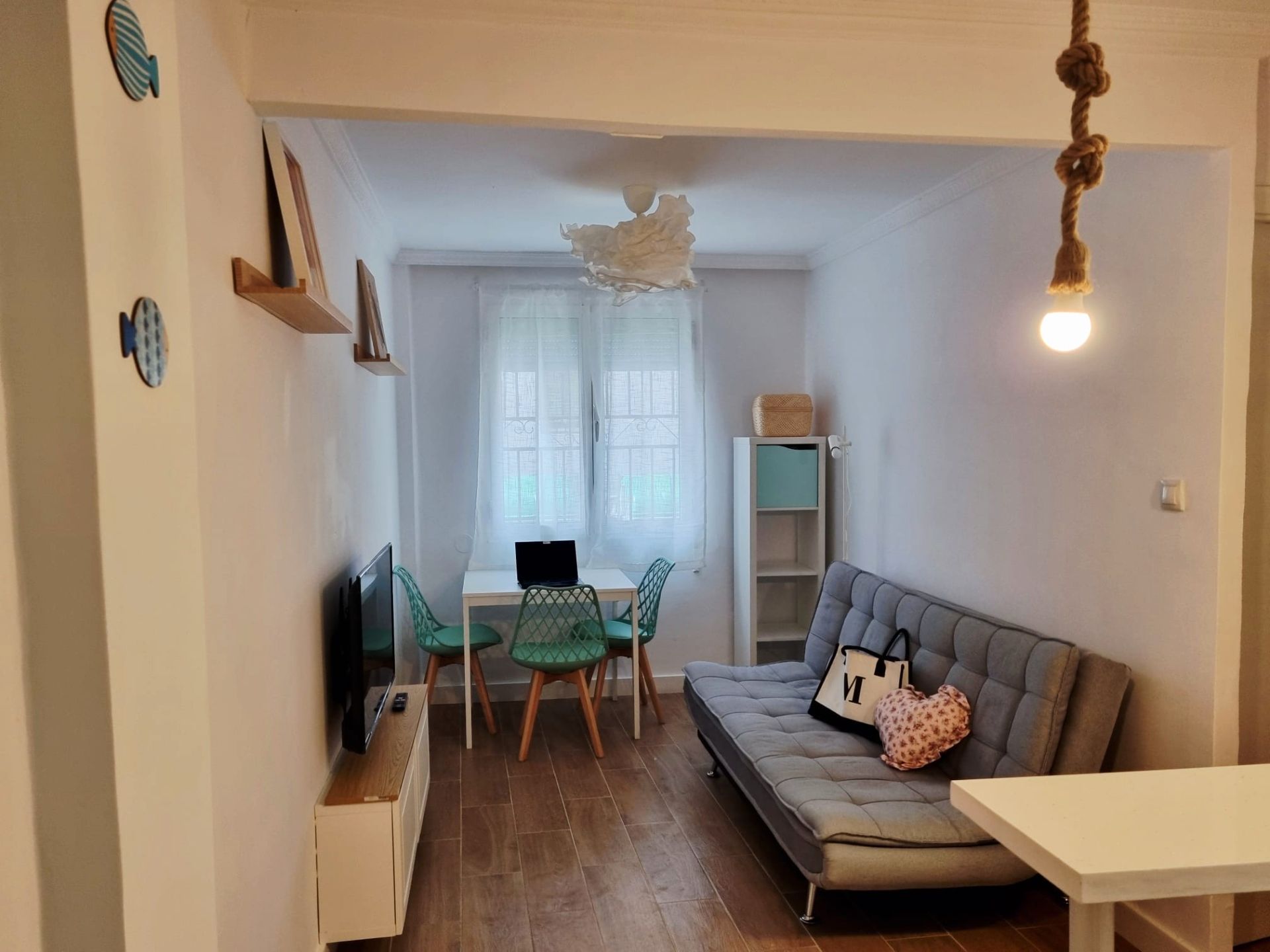 Living room of Flat to rent in Santander  with Heating, Furnished and Oven