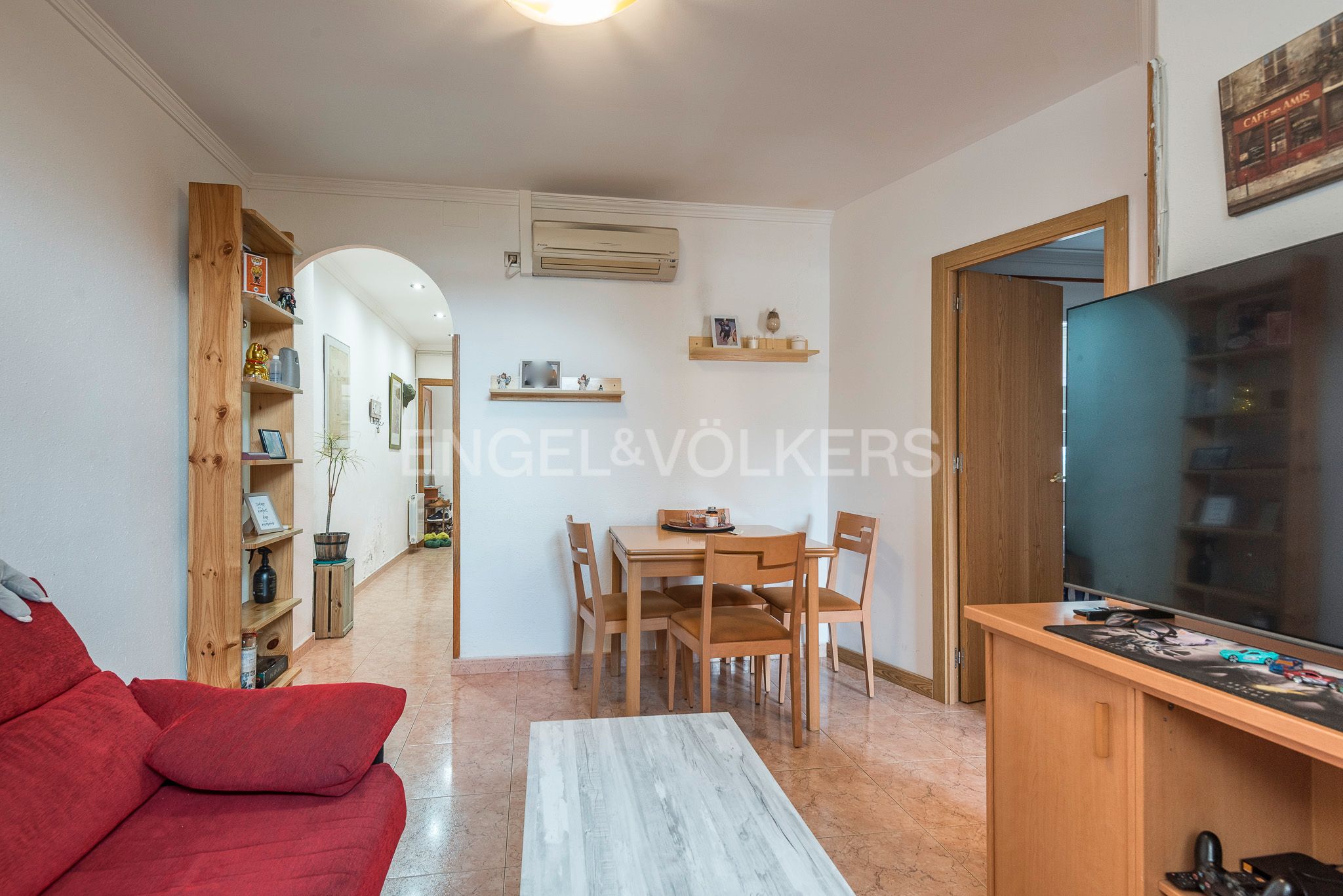 Sala d'estar de Apartament en venda en  Barcelona Capital amb Aire condicionat, Calefacció i Balcó