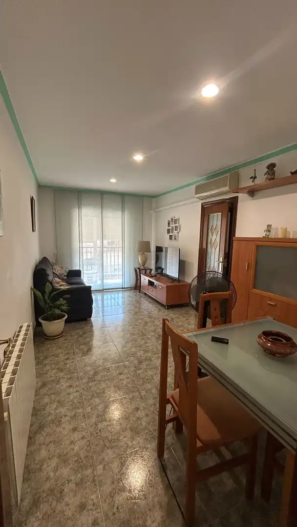 Sala d'estar de Pis de lloguer en Sant Feliu de Llobregat amb Aire condicionat, Calefacció i Terrassa
