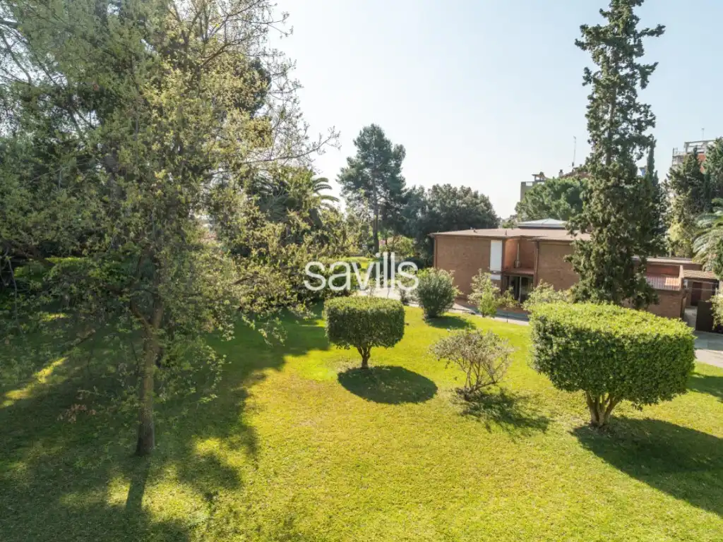 Garten von Haus oder Chalet zur Miete in Esplugues de Llobregat mit Privatgarten, Terrasse und Schwimmbad