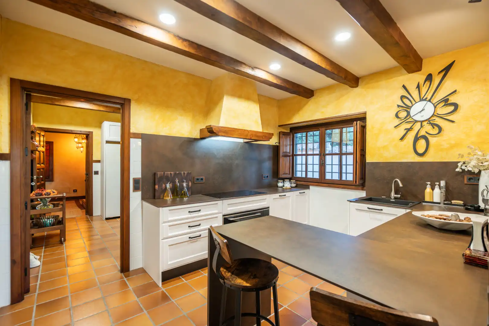 Kitchen of Houses for sale in Manzanares El Real  with Air Conditioner, Heating and Private garden