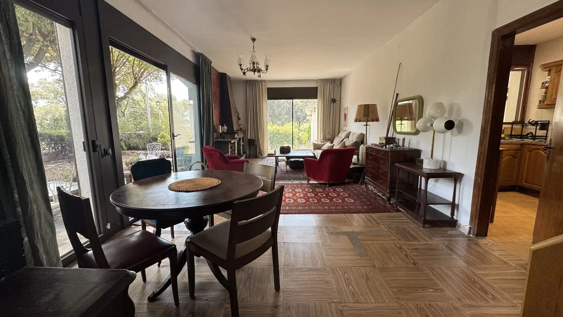 Sala d'estar de Casa o xalet en venda en Sant Pere de Vilamajor amb Terrassa