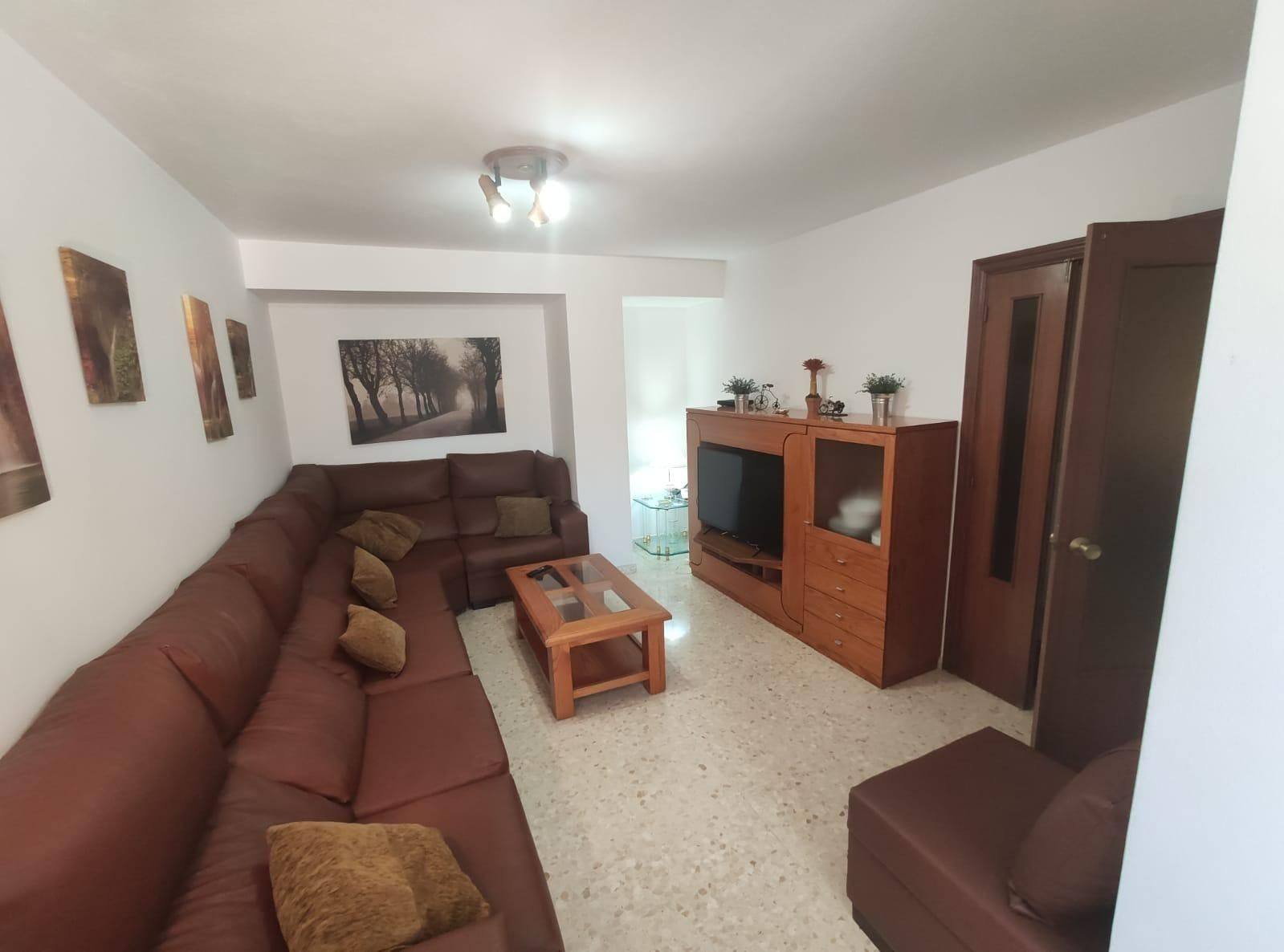 Living room of Flat to rent in Málaga Capital  with Air Conditioner and Terrace