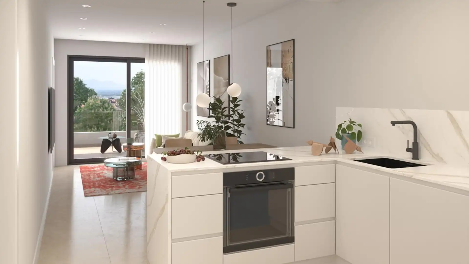 Kitchen of Apartments for sale in Elche / Elx  with Terrace, Storage room and Swimming Pool