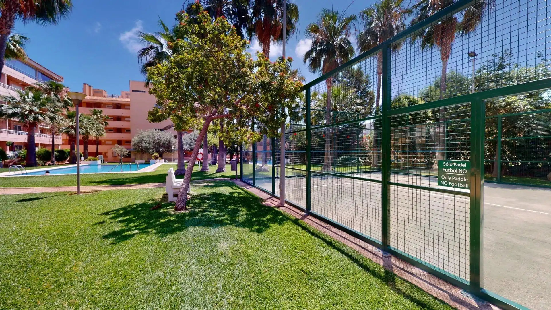 Garten von Wohnungen zum Verkauf in L'Alfàs del Pi mit Klimaanlage, Privatgarten und Terrasse