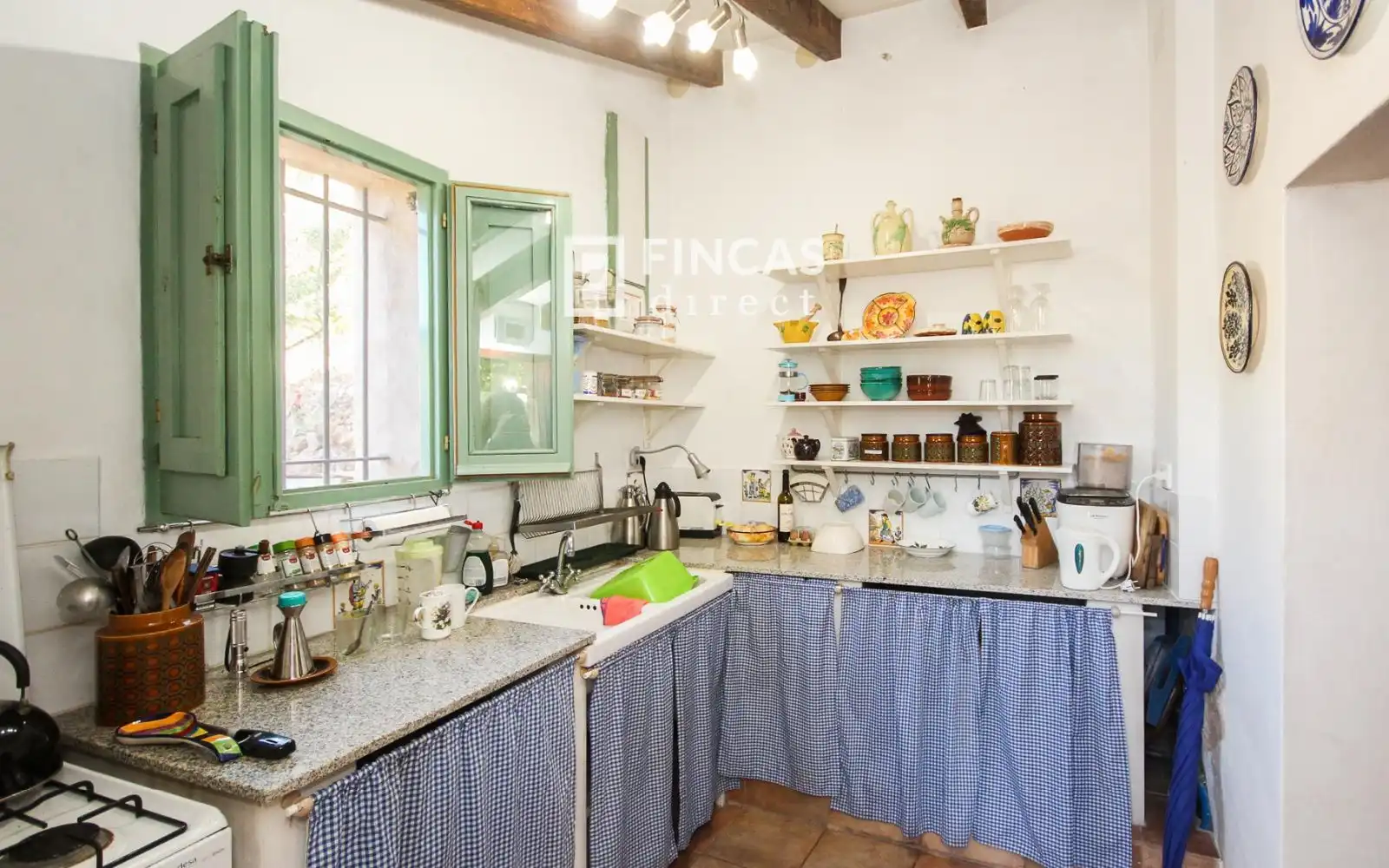 Cocina de Finca rústica en venta en Benifallet con Calefacción, Trastero y Amueblado
