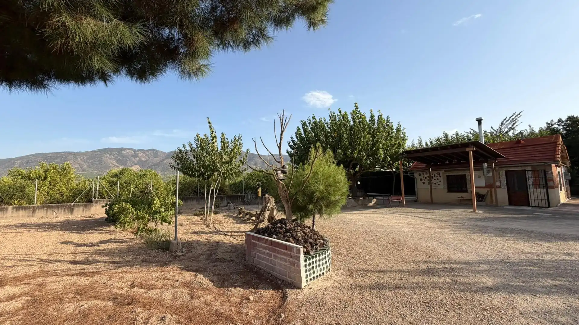 Garden of Country homes for sale in Librilla  with Air Conditioner and Furnished