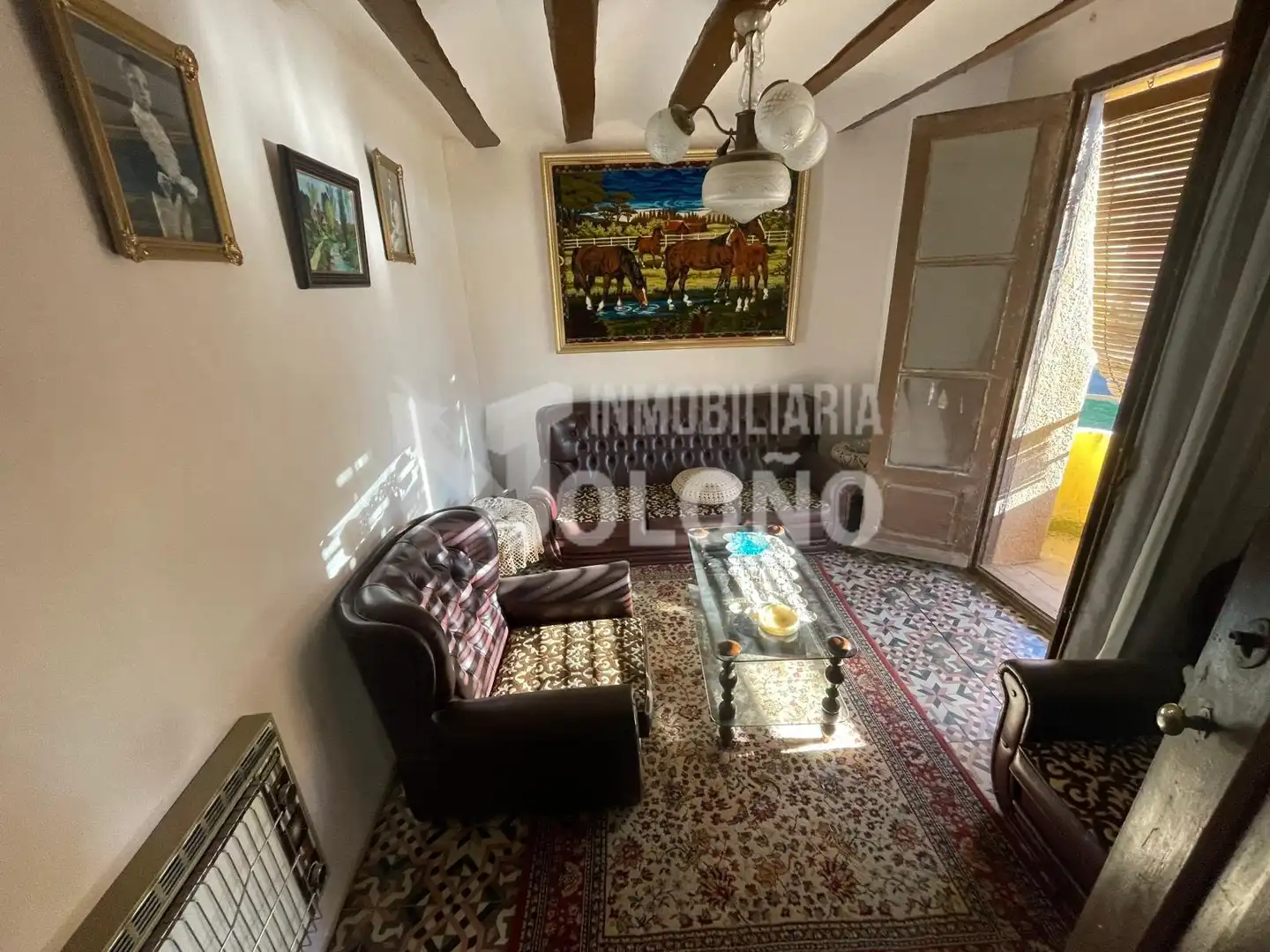 Sala de estar de Finca rústica en venta en Zarratón con Trastero y Balcón