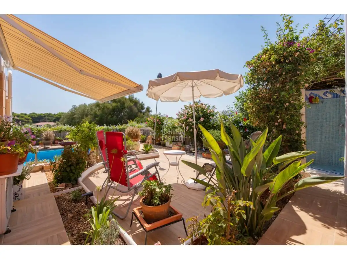 Terrace of Houses for sale in Sant Lluís  with Heating, Terrace and Swimming Pool