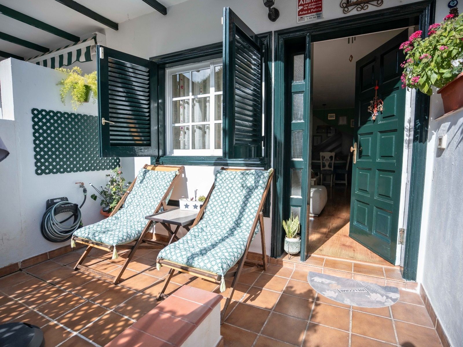 Garden of Single-family semi-detached for sale in San Cristóbal de la Laguna  with Parquet flooring, Terrace and Furnished