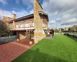 Exterior view of Single-family semi-detached for sale in Cirueña  with Heating, Private garden and Terrace