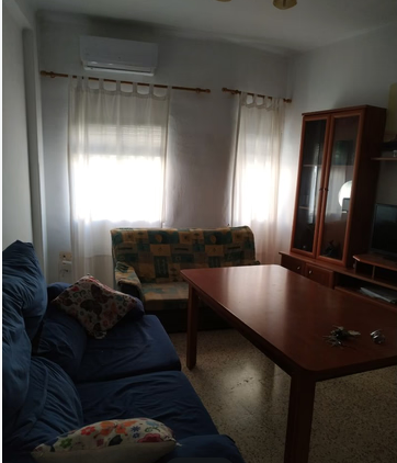 Sala de estar de Planta baja de alquiler en  Sevilla Capital con Aire acondicionado y Amueblado