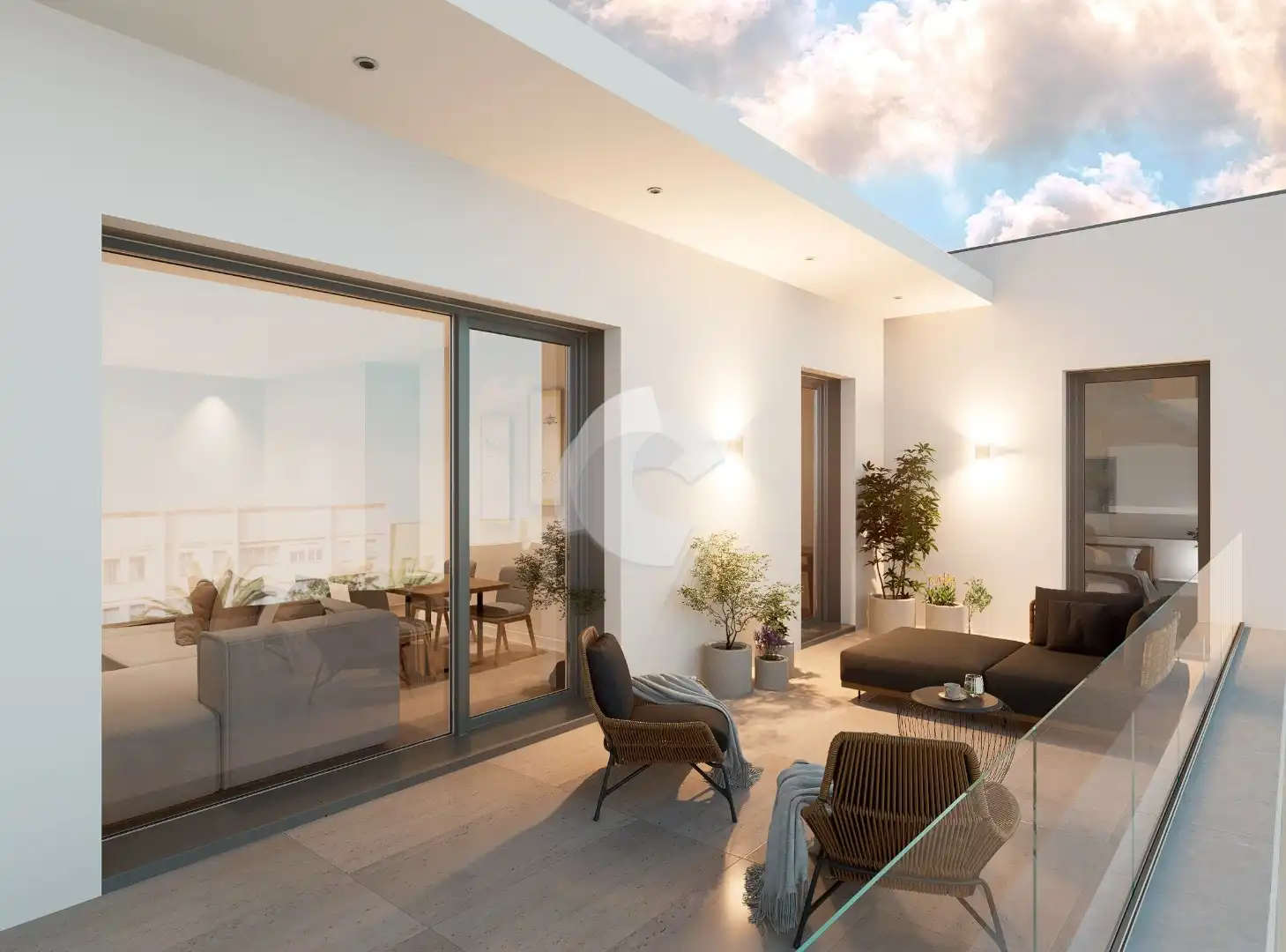 Terrace of Flat for sale in A Coruña Capital 