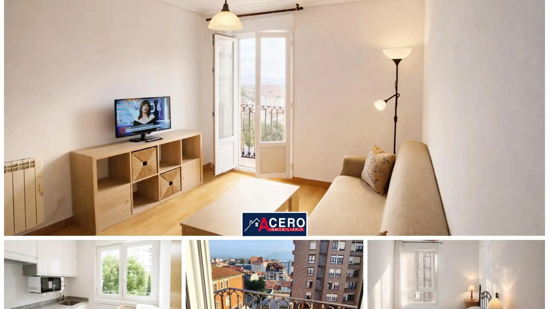 Bedroom of Flat for sale in Santander  with Heating and Furnished