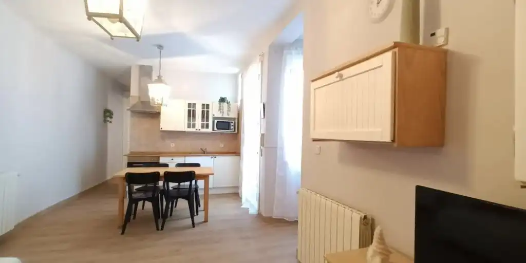 Kitchen of Flat for sale in Madrid  with Heating, Furnished and Oven