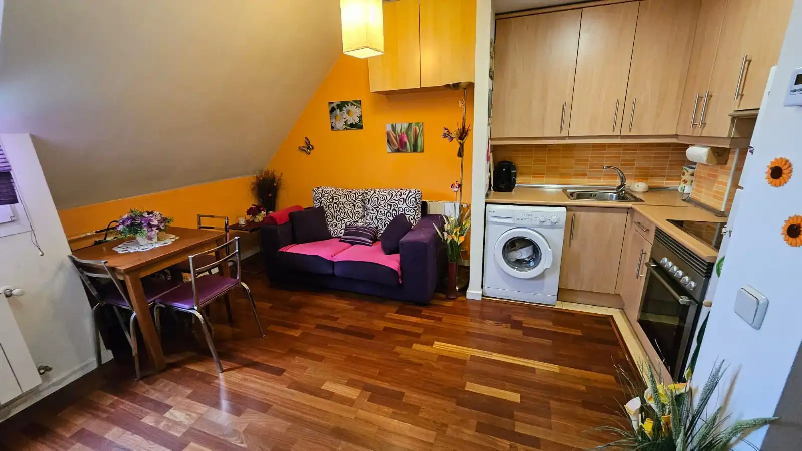 Wohnzimmer von Wohnung zum Verkauf in Collado Villalba mit Heizung, Parkett und Abstellraum