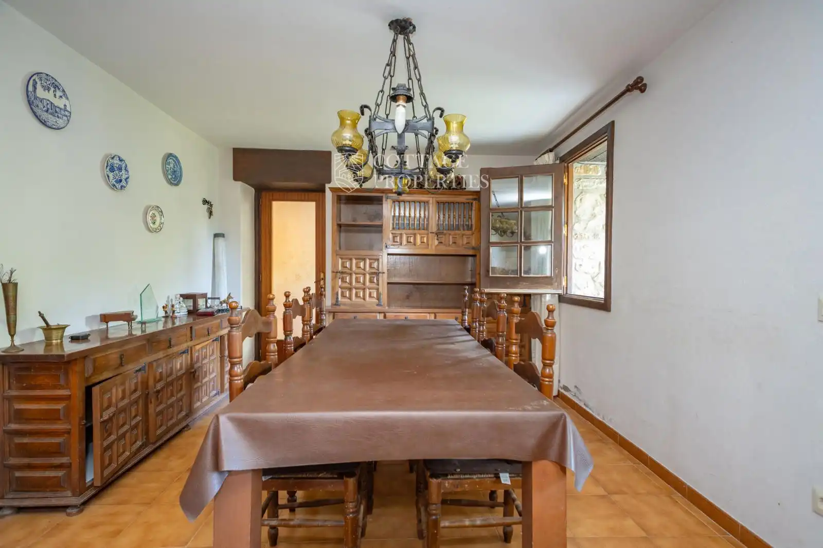 Comedor de Finca rústica en venta en Sant Miquel de Campmajor con Calefacción y Piscina