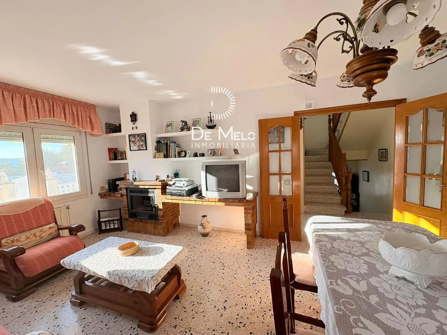 Sala d'estar de Casa o xalet en venda en Bellvei amb Aire condicionat, Calefacció i Terrassa